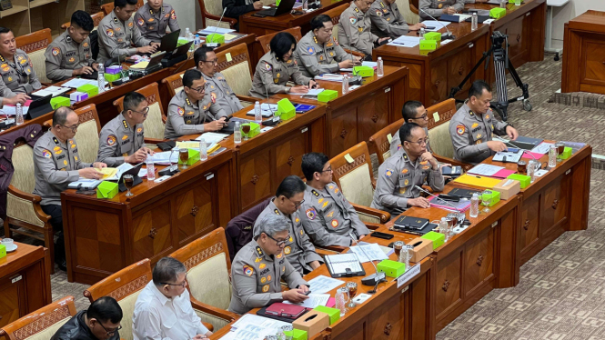 Rapat Dengan Pendapat (RDP) Komisi III DPR dengan Polri
