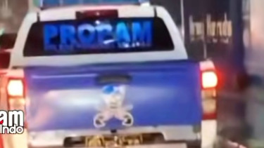 Mobil dinas propam terlibat aksi tabrak lari