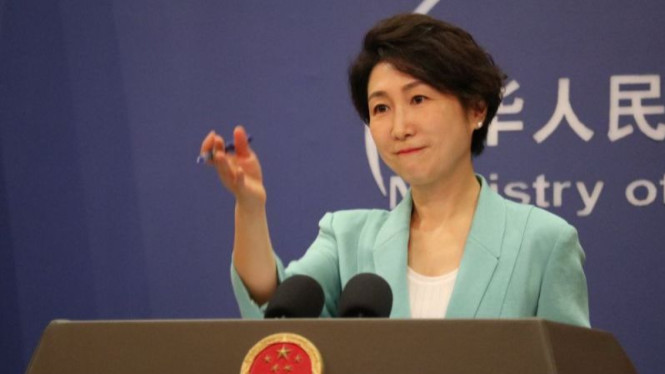 Juru Bicara Kementerian Luar Negeri China Mao Ning.