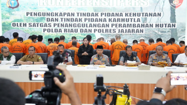Satgas PPH Polda Riau mengungkap kasus tindak pidana perambahan hutan