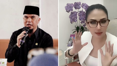 Ahmad Dhani dan Lita Gading.