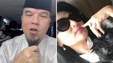 Ahmad Dhani dan Lita Gading.