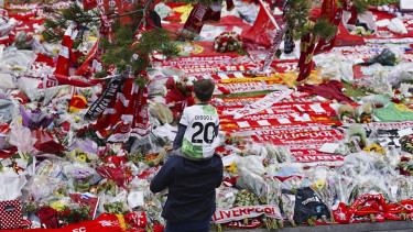 Fans Liverpool kenang Diogo Jota