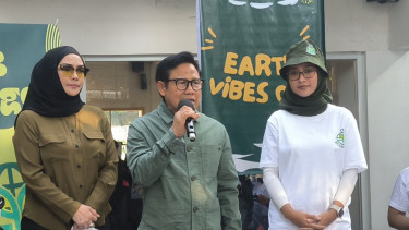 Ketua Umum PKB, Muhaimin Iskandar alias Cak Imin (tengah)