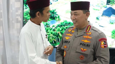 Kapolri Jenderal Listyo Sigit Prabowo dan Ustaz Abdul Somad