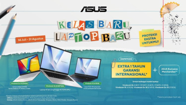Promo ASUS menyambut tahun ajaran baru