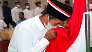 Mantan Kelompok Anshor Daulah Islamiyah di Riau ikrar NKRI