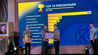Pertamina raih apresiasi kekayaan intelektual