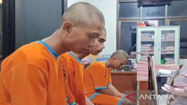 Para pelaku perkosaan terhadap gadis di bawah umur di Cianjur