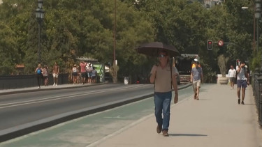 Cuaca panas ekstrem di Spanyol