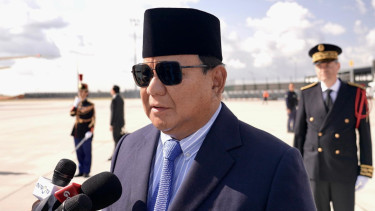 Presiden RI Prabowo Subianto di Bandar Udara Orly, Prancis