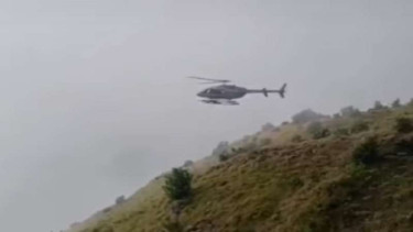 Wisatawan asal Swiss yang jatuh di Gunung Rinjani dievakuasi helikopter