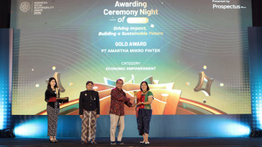 Amartha raih emas di ISRA awards 2025