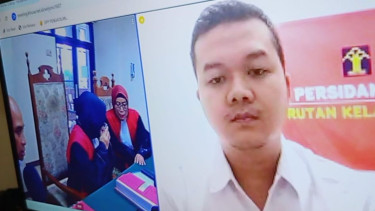Sidang perdana Oknum Polda Jateng, Brigadir Ade Kurniawan (AK) di PN Semarang