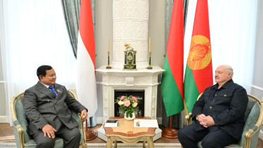 Presiden RI Prabowo Subianto dan Presiden Republik Belarus, Aleksandr Lukashenko
