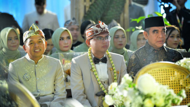 Maula Akbar Mulyadi Putra, putra Gubernur Jabar Dedi Mulyadi resmi menikah