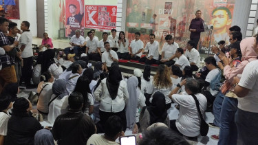 Kaesang berkunjung ke Kantor DPW PSI Jawa Tengah, Semarang