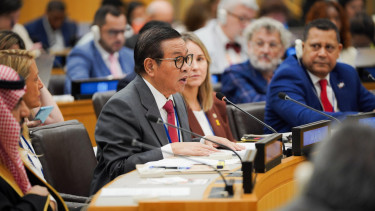 Gubernur DKI Jakarta Pramono Anung Wibowo Hadiri Forum Politik PBB di New York
