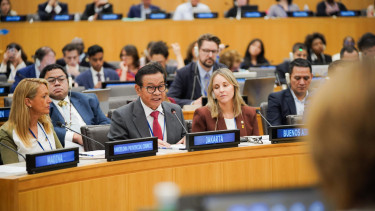 Gubernur DKI Jakarta Pramono Anung Wibowo Hadiri Forum Politik PBB di New York