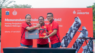 Kerja sama Persija Jakarta dan Bank Jakarta