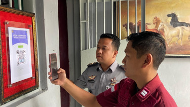 Peluncuran sterek digital Rutan Kota Agung