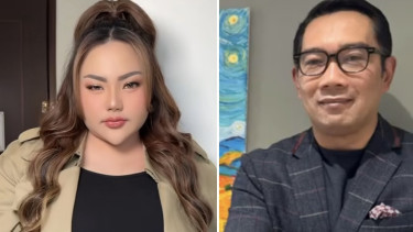 Lisa Mariana dan Ridwan Kamil.
