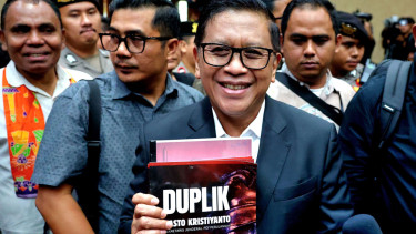 Sekjen PDIP, Hasto Kristiyanto Jalani Sidang Duplik