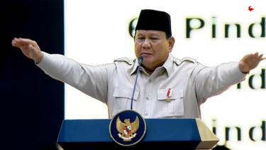 Presiden Prabowo Subianto di Kongres PSI