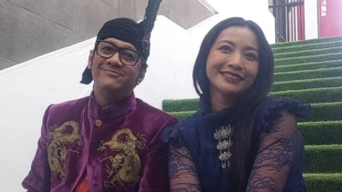 Andre Taulany dan Hesti Purwadinata.