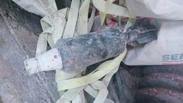 Mortir Ditemukan di Lingkungan Kos Manggarai NTT