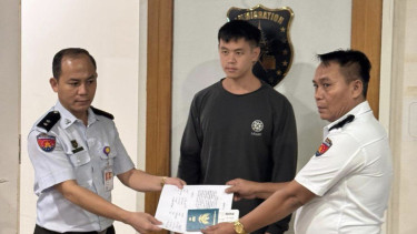 Selebgram Arnold Putra tiba di Indonesia usai sempat ditahan di Myanmar