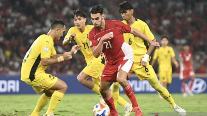 Pemain Timnas Indonesia U-23 Jens Raven