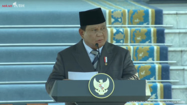 Presiden RI Prabowo Subianto melantik 2.000 perwira remaja TNI/Polri