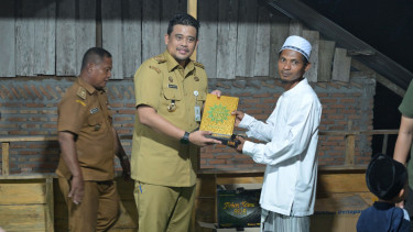 Gubernur Sumatera Utara Bobby Nasution kunjungan kerja ke Pulau Kampai