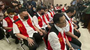Para terdakwa kasus judi online Komdigi