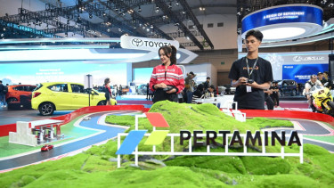 Booth Pertamina hadir di GIIAS 2025