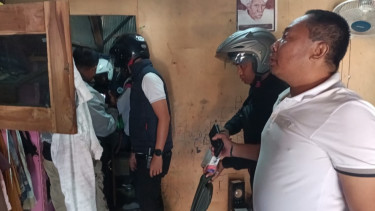 Polres Pamekasan Gerebek rumah Bandar Sabu