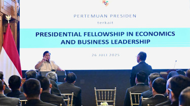 Presiden RI, Prabowo Subianto menggelar pertemuan khusus dengan 82 profesional 