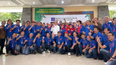 Presiden ke-7 RI, Jokowi Hadir reuni angkatan 80 Fakultas Kehutanan UGM