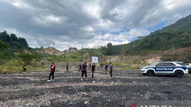 Pemeriksaan di lokasi tambang batu bara PT Ratu Samban Mining, Bengkulu