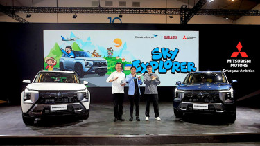 Peluncuran kampanye Sky Explorer di booth Mitsubishi GIIAS 2025