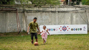 Lapangan sepak bola Pilar di Kedoya Jakarta Barat batal diubah jadi Padel