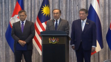 PM Malaysia Anwar Ibrahim mendamaikan konflik Kamboja dan Thailand