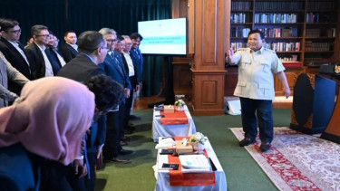 Prabowo Subianto menggelar pertemuan dengan 82 profesional muda Indonesia