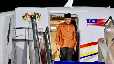 PM Malaysia Anwar Ibrahim tiba di Indonesia