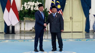 Presiden Prabowo bersama PM Malaysia, Anwar Ibrahim