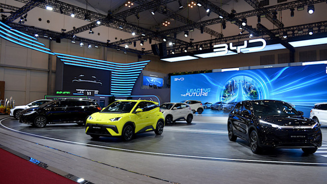 Booth BYD di GIIAS 2025