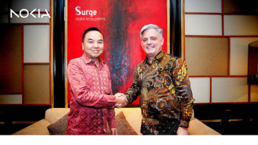 Kerja sama Surge dengan Nokia.