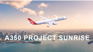 Qantas A350-1000 project Sunrise