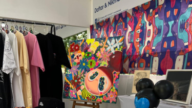Pameran seni di konser FUNTAZTIC.LY by BRI 2025.